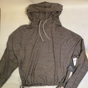 GapFit Brushed Tech Jersey Hoodie | Women’s Medium